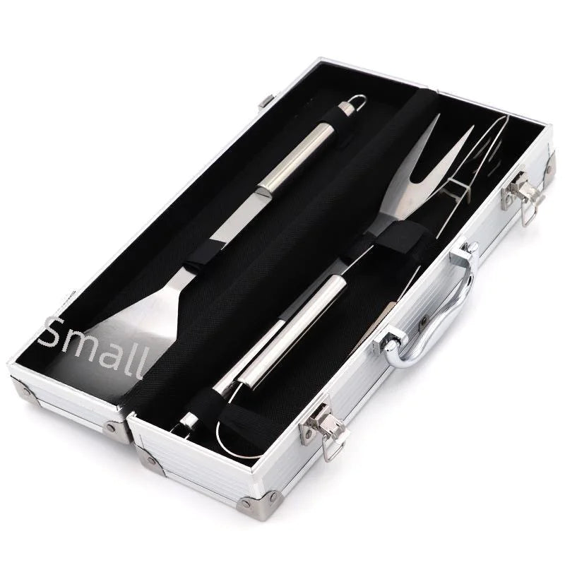 LFGB BBQ Branding Iron Tool Set with Aluminum Case