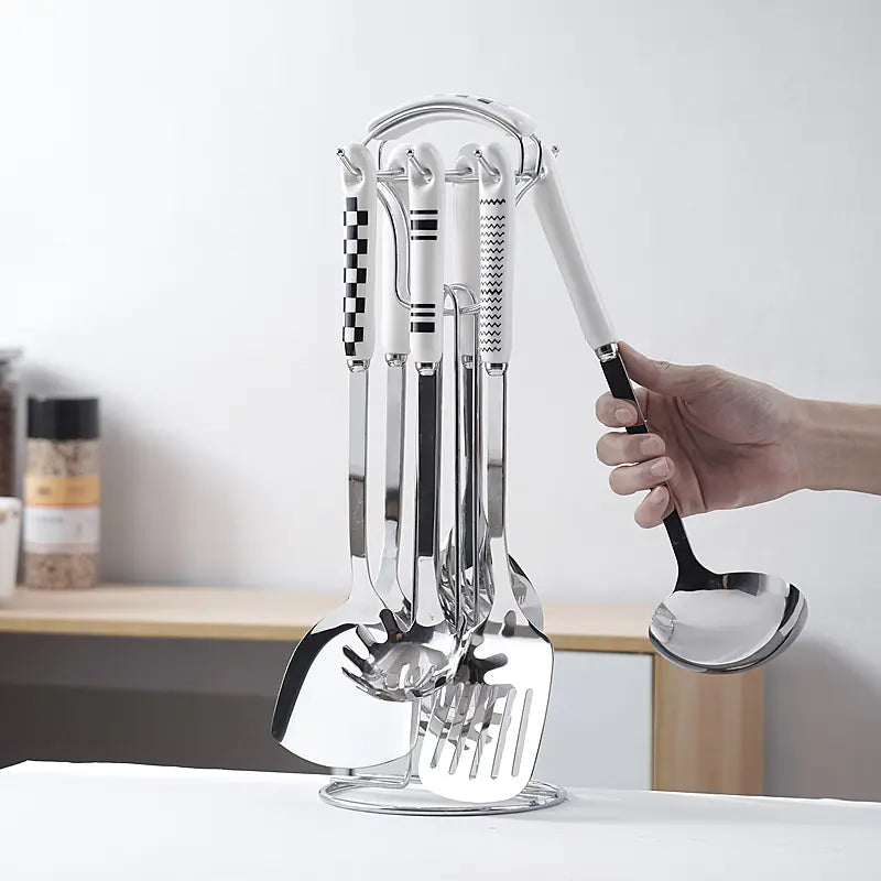 Audrey Hepburn Style Stainless Steel Kitchen Utensils Set