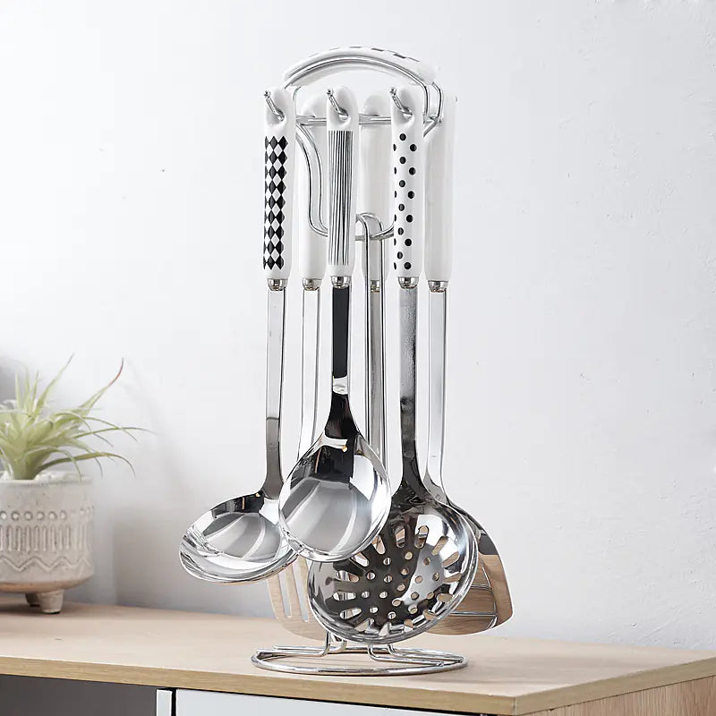 Audrey Hepburn Style Stainless Steel Kitchen Utensils Set