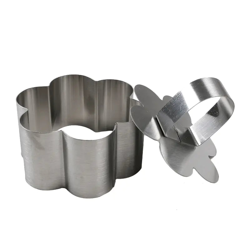 Stainless Steel Cake Ring with Press Plate and Sushi Tool