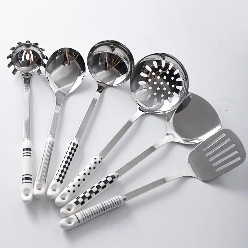Audrey Hepburn Style Stainless Steel Kitchen Utensils Set