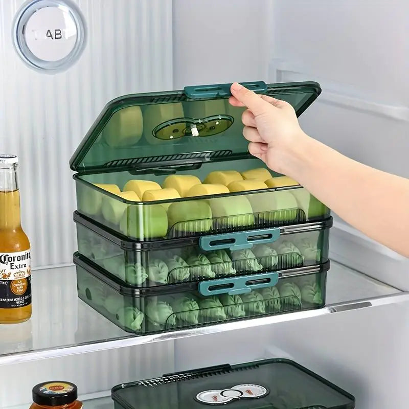 Transparent Dumpling Storage Box