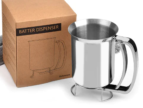 Stainless Steel Manual Cake Batter Dispenser Set