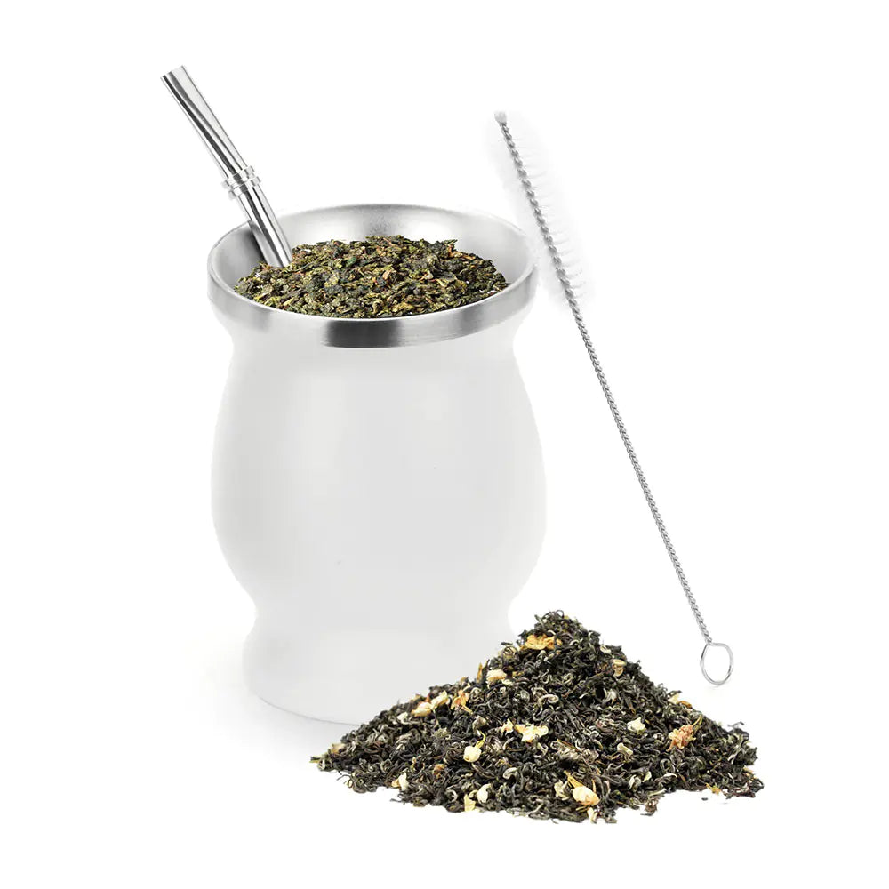 Amazon Stainless Steel Gourd Tea Cup from Argentina