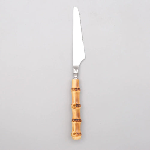 304 Stainless Steel Bamboo Style Cutlery Set (5 Pieces)