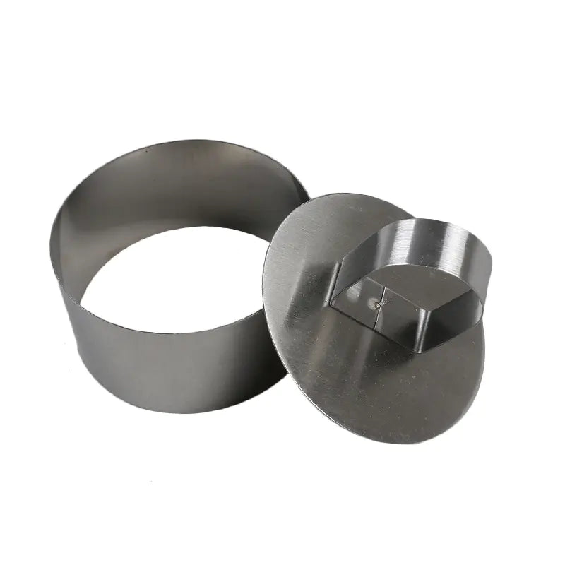 Stainless Steel Cake Ring with Press Plate and Sushi Tool
