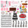 507-Piece Cake Decorating Set with Tools and Bags